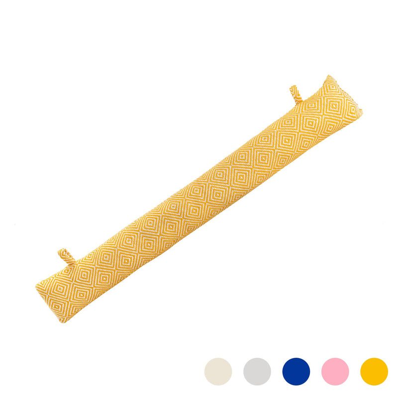 Nicola Spring Decorative Draught Excluder - Yellow - 80cm