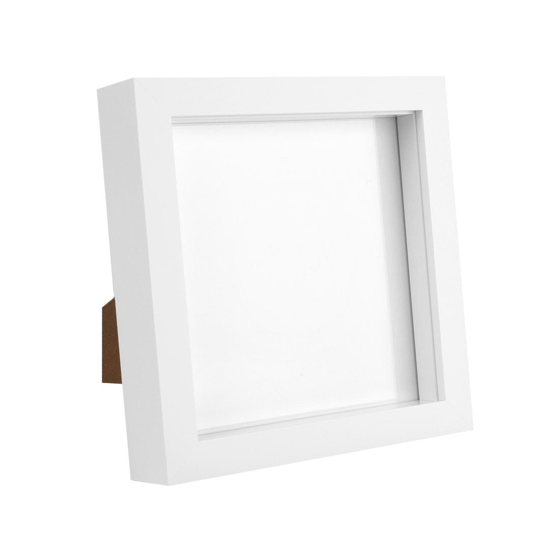 6&quot; x 6&quot; 3D Box Photo Frame - White - by Nicola Spring