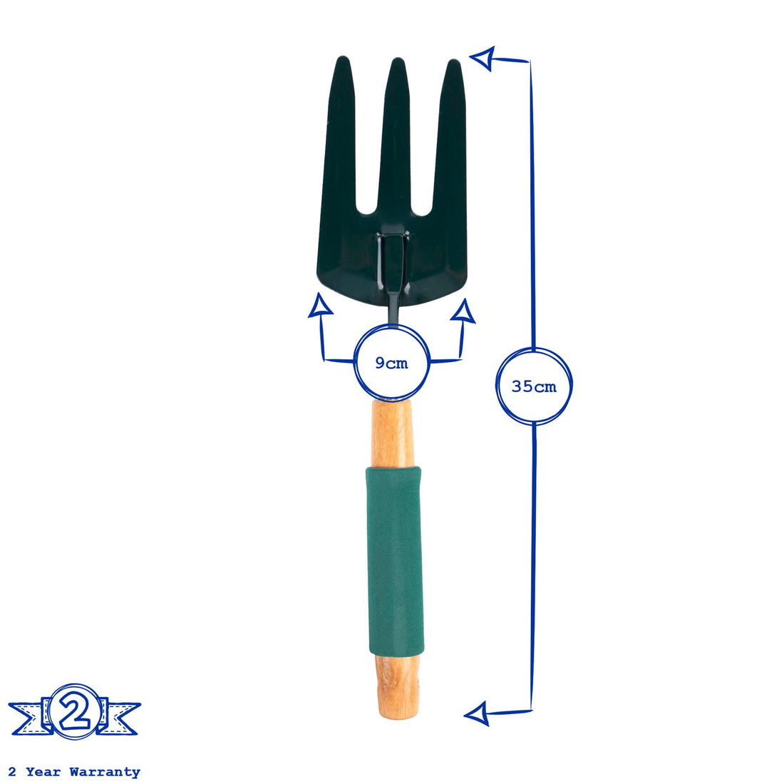 Cushion Grip Handle Hand Fork