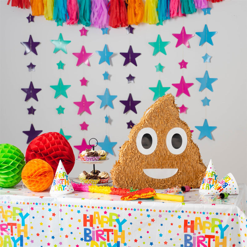 Fax Potato Poop Emoji Pinata Birthday Party Table Decoration