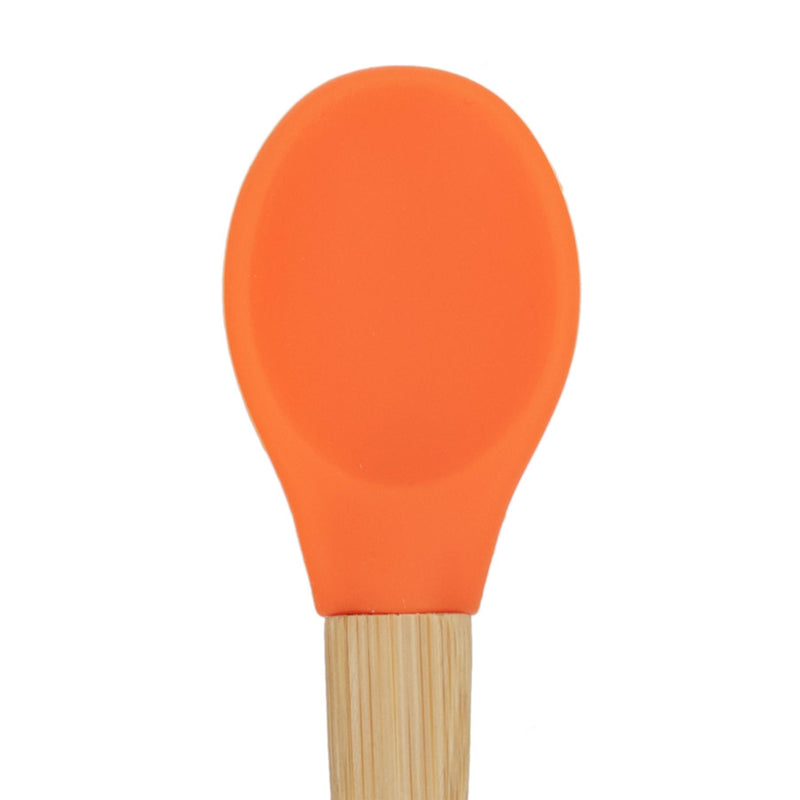 Tiny Dining Children's Bamboo Soft Tip Spoon - Orange