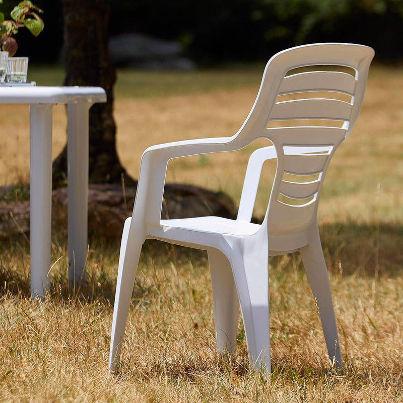 Pireo Plastic Garden Dining Armchair - By Resol
