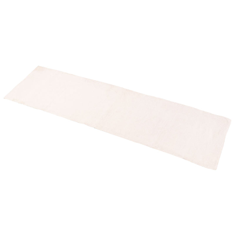 Nicola Spring Ribbed Cotton Dining Table Runner - 183cm - Cream