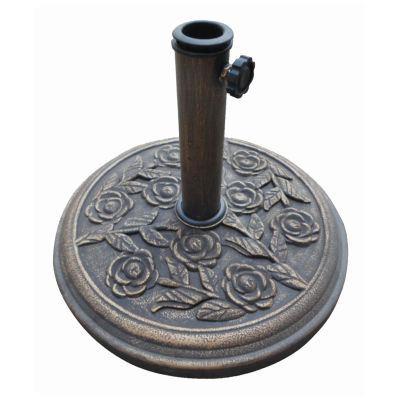 9kg Cast Iron Effect Resin Parasol Base - By Redwood