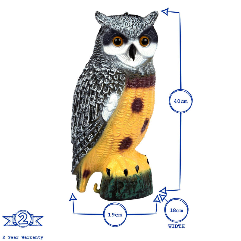 40cm Owl Bird Deterrent - By Redwood