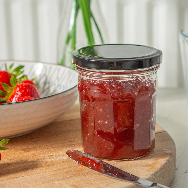 310ml Glass Jam Jar with Lid - By Argon Tableware