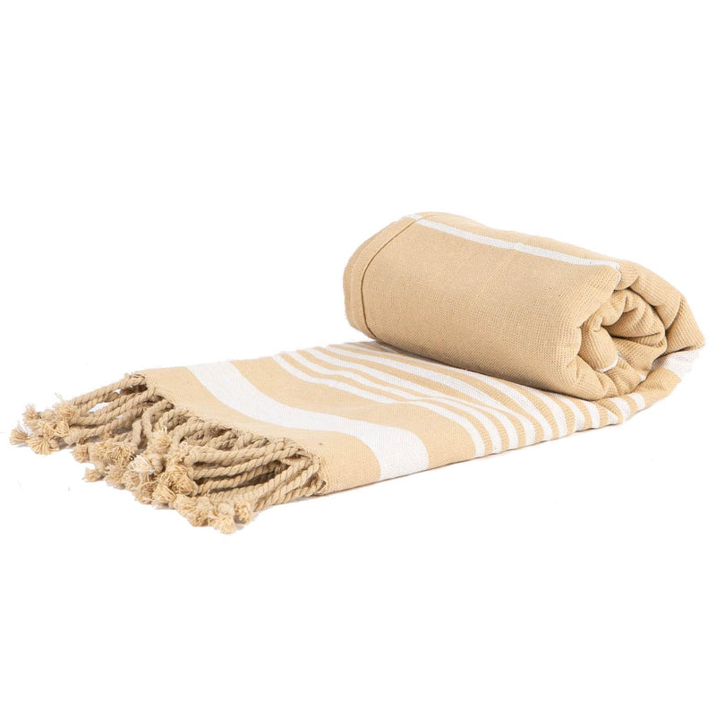 Nicola Spring Deluxe Turkish Cotton Bath Towel - Natural