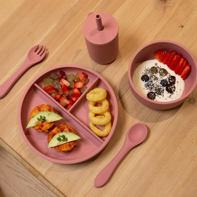Baby Divided Silicone Suction Plate - By Tiny Dining