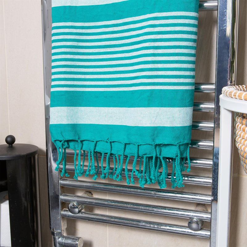 Nicola Spring Deluxe Turkish Cotton Bath Towel - Turquoise