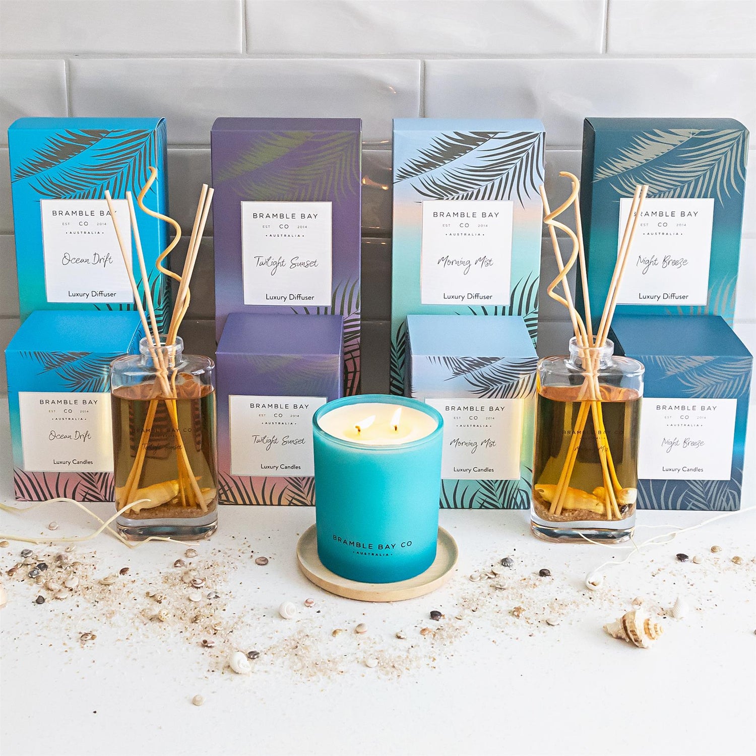 300g Morning Mist Oceania Soy Wax Scented Candle