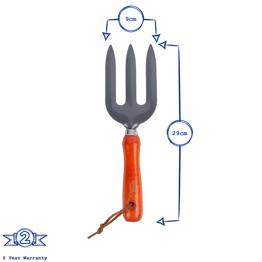 Heavy Duty Wooden Handle Hand Fork