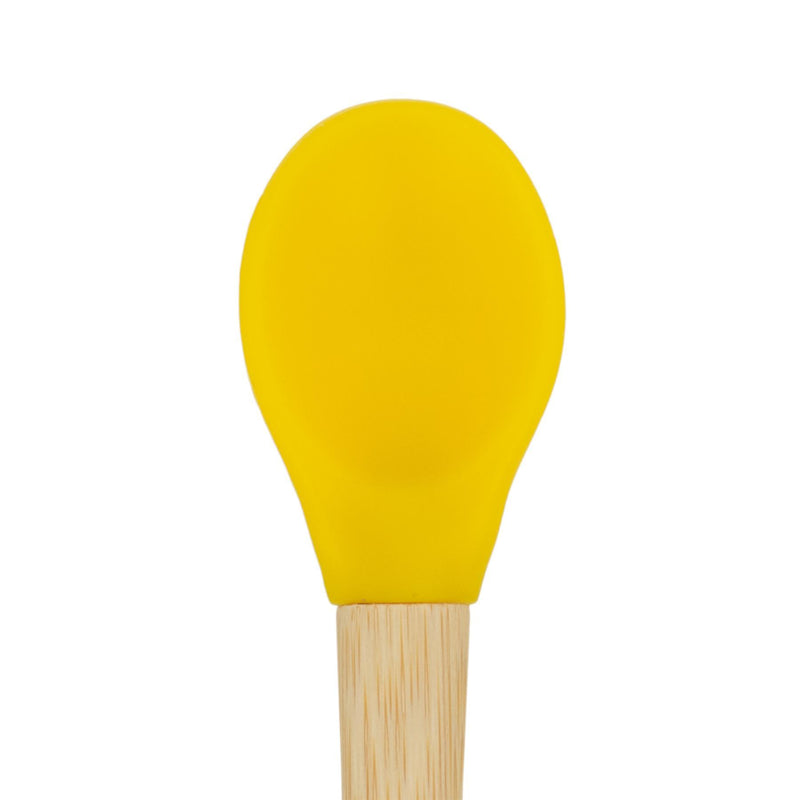 Tiny Dining Children's Bamboo Soft Tip Spoon - Yellow
