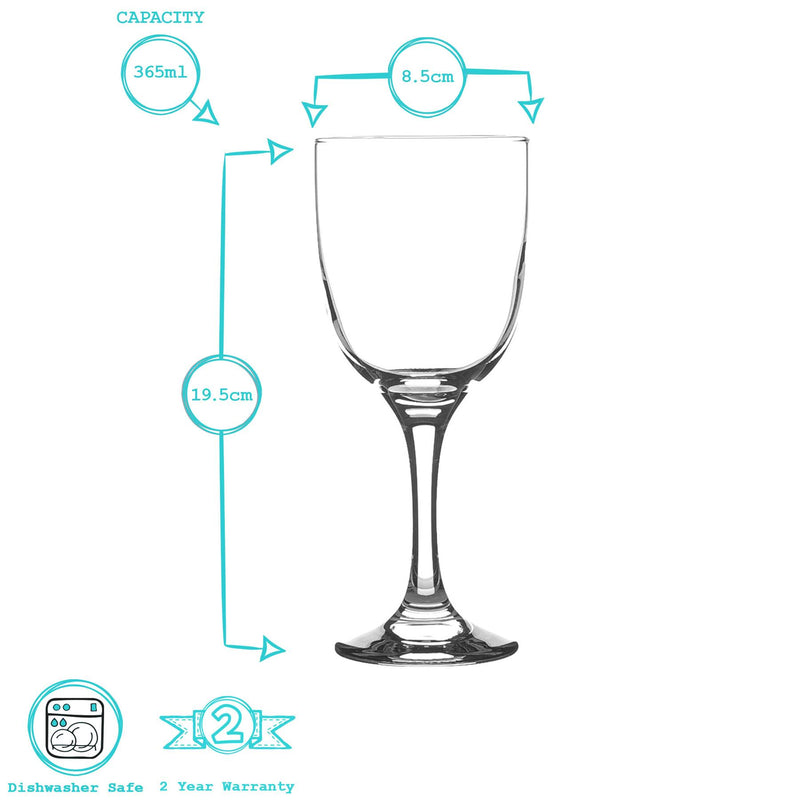 Argon Tableware Campana Wine Glass - 365ml
