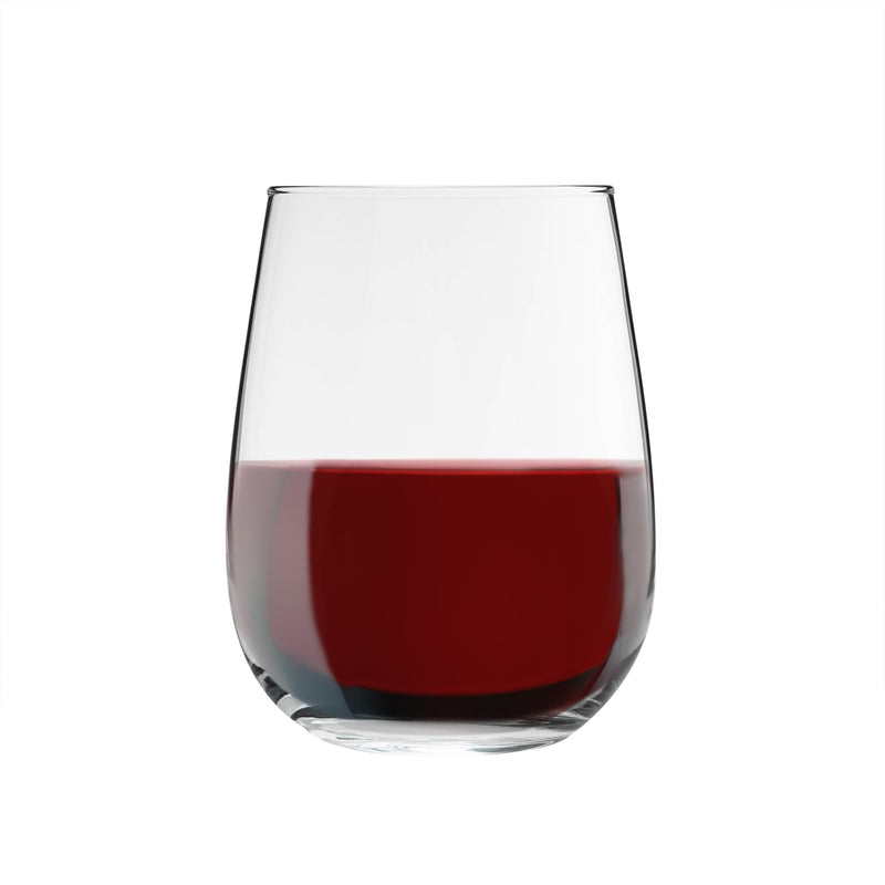 Argon Tableware 6pc Corto Stemless Wine Glasses Set - 475ml