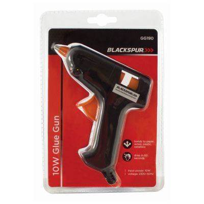 Black 10W Electric Glue Gun - By Blackspur