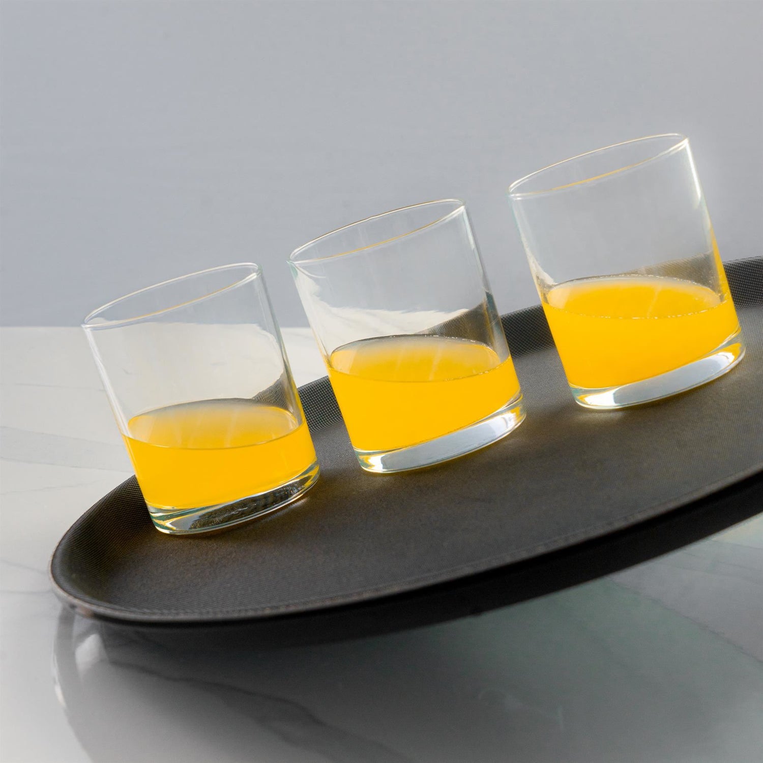 Black 66cm x 45.5cm Rectangle Non-Slip Serving Tray