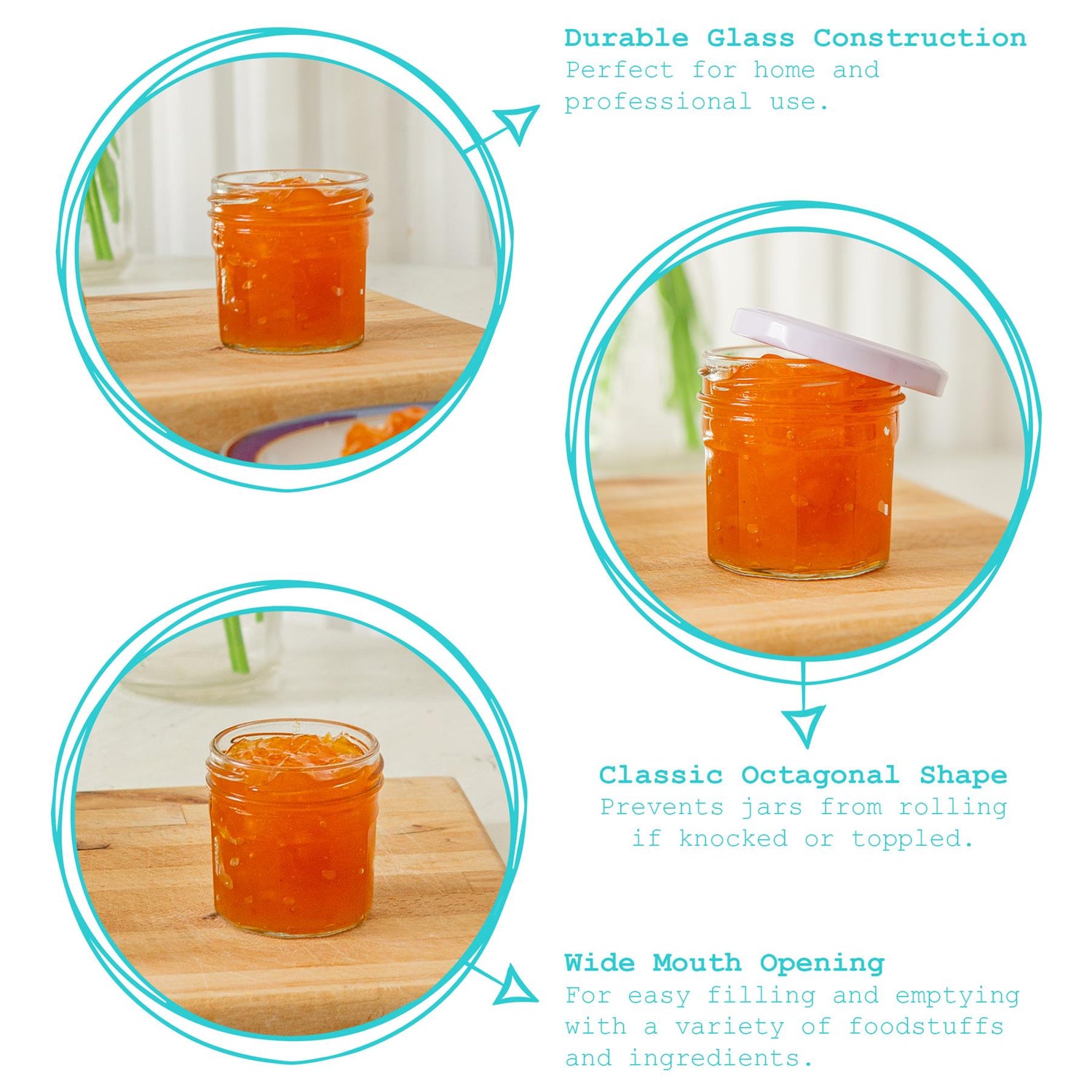 90ml Glass Jam Jar