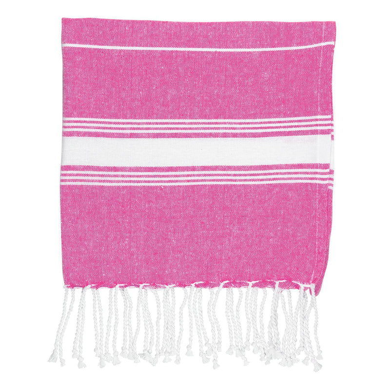 Nicola Spring 100 x 60cm Turkish Cotton Beach Towel - Pink