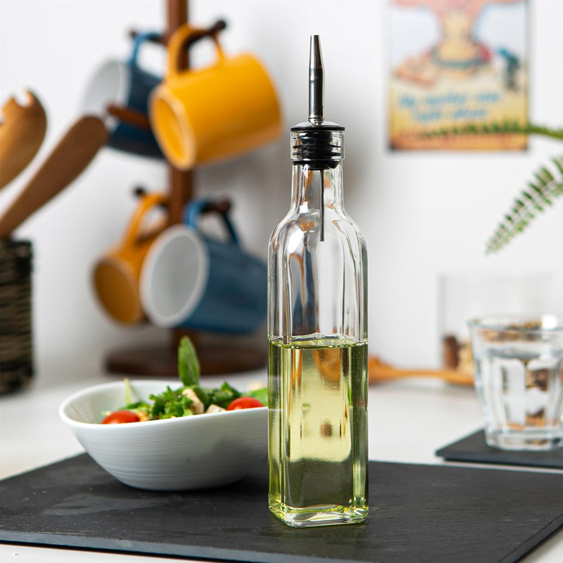 Argon Tableware Olive Oil Bottle Pourer Dust Cap - Black