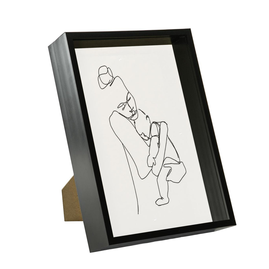 Nicola Spring 3D Deep Box Photo Frame - A4 (8 x 12") - Black