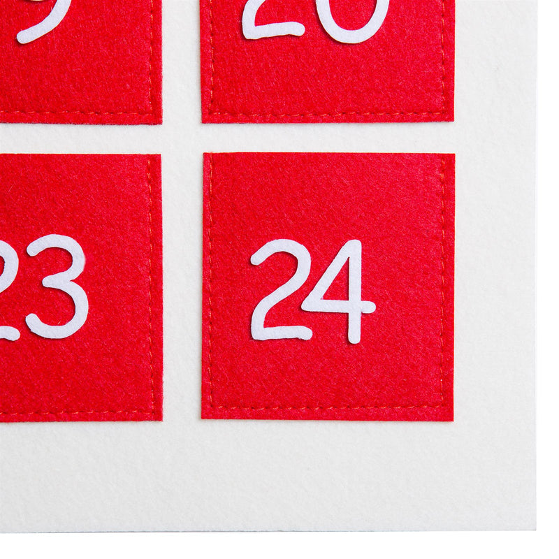 44cm House Felt Advent Calendar - By Nicola Spring