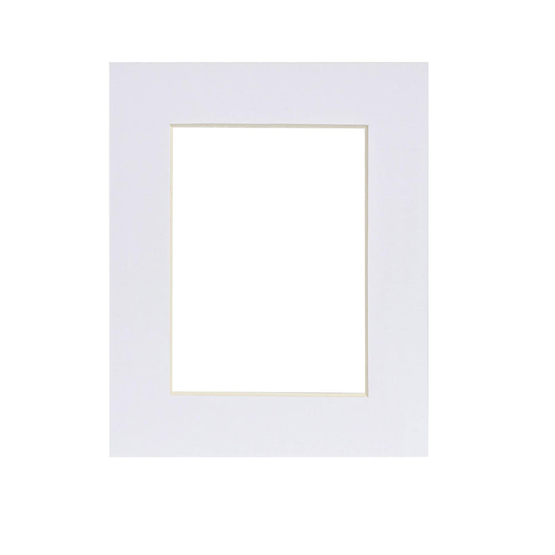 White Photo Size 4" x 6" Picture Mount for A5 Frame - By Nicola Spring