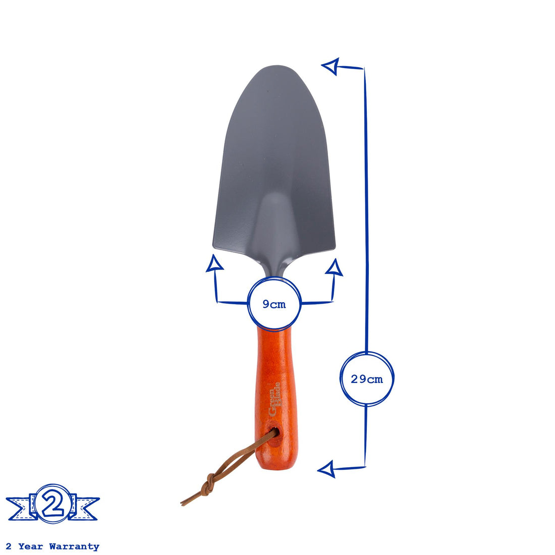 Heavy Duty Wooden Handle Hand Trowel