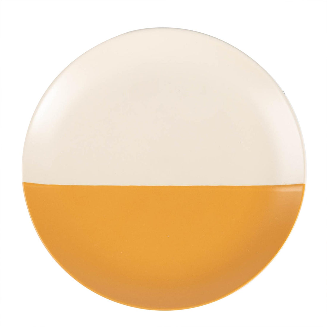 Dipped Stoneware Side Plate - 20.5cm - Mustard