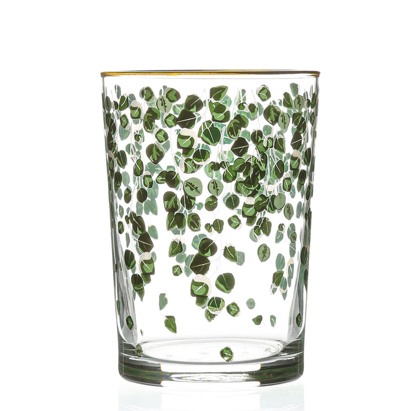 LAV Bodega Decorated Highball Glass - 520ml - Green
