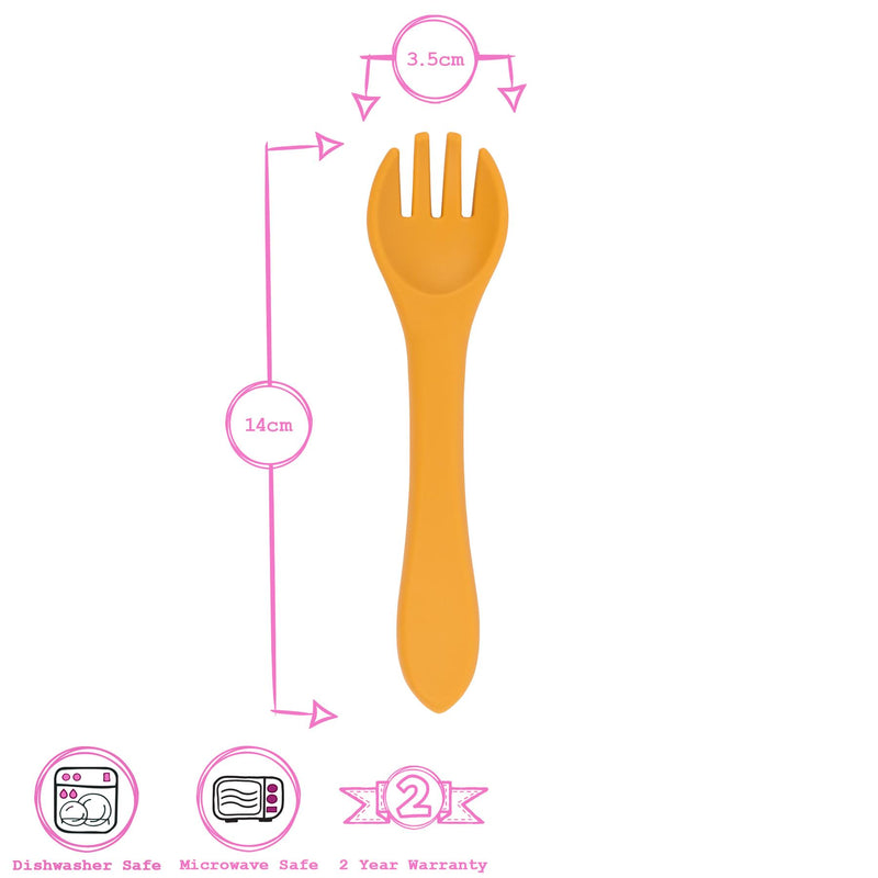 Baby Silicone Weaning Fork - By Tiny Dining