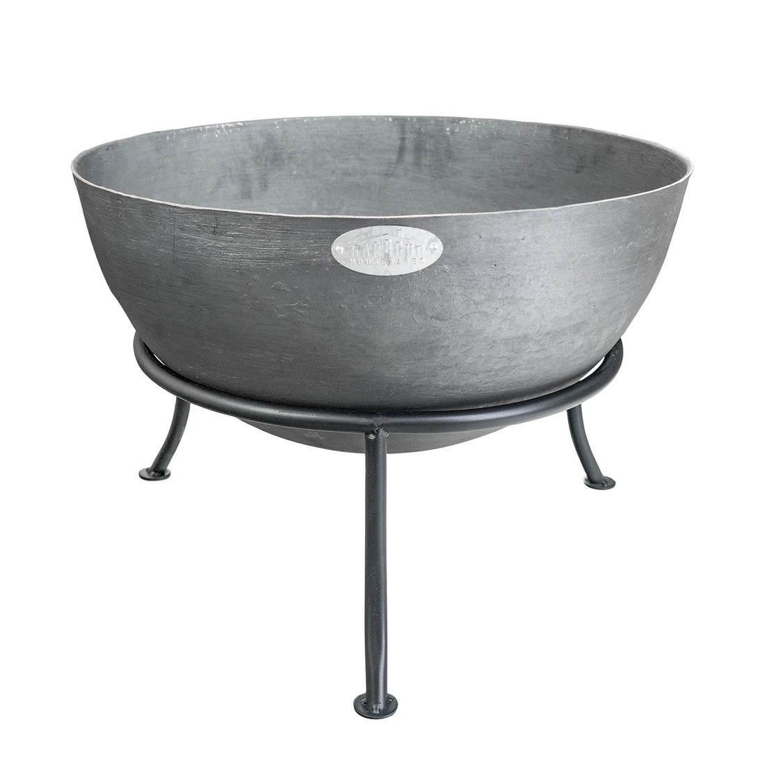 Harbour Housewares Cast Iron Garden Fire Pit - 60cm