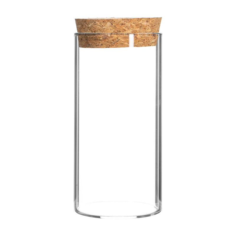 Argon Tableware Glass Storage Jar with Cork Lid - 110ml