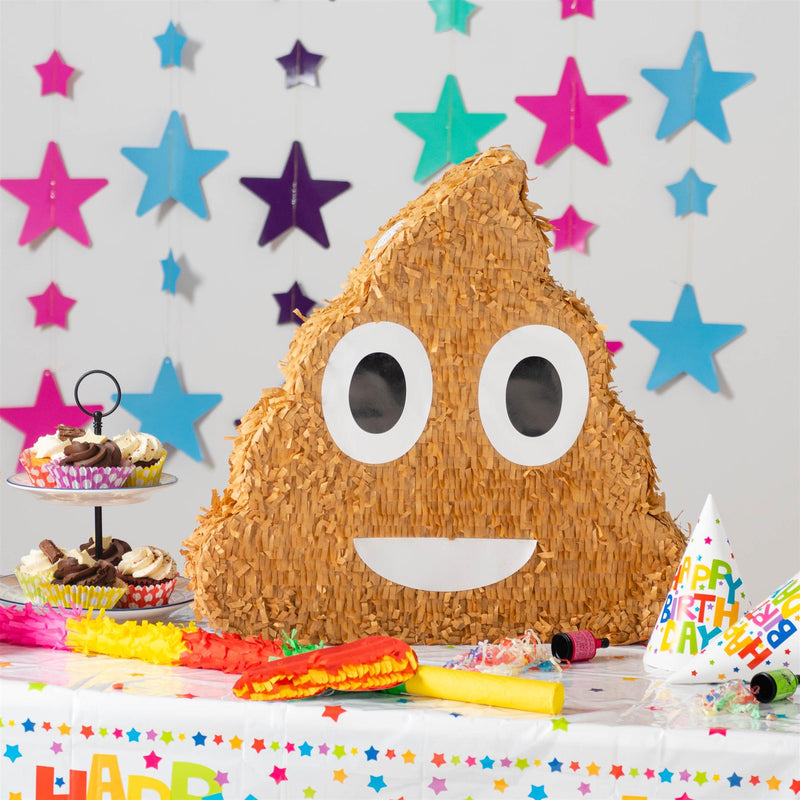 Fax Potato Poop Emoji Pinata Party Decoration