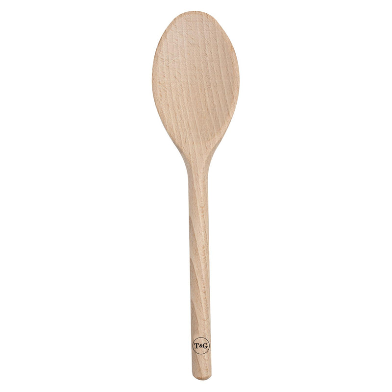 20cm FSC Beech Wooden Spoon - Brown - By T&G