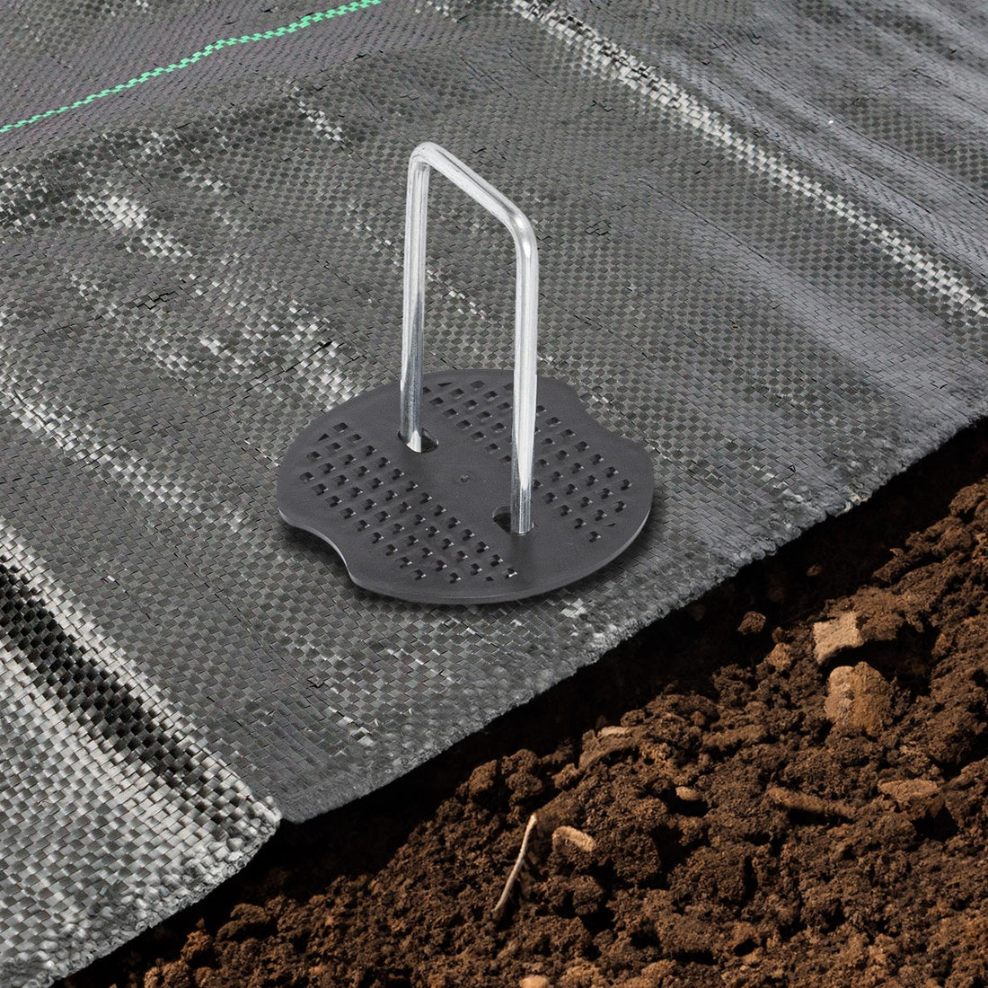 7cm Weed Membrane Peg Plates - Pack of 20