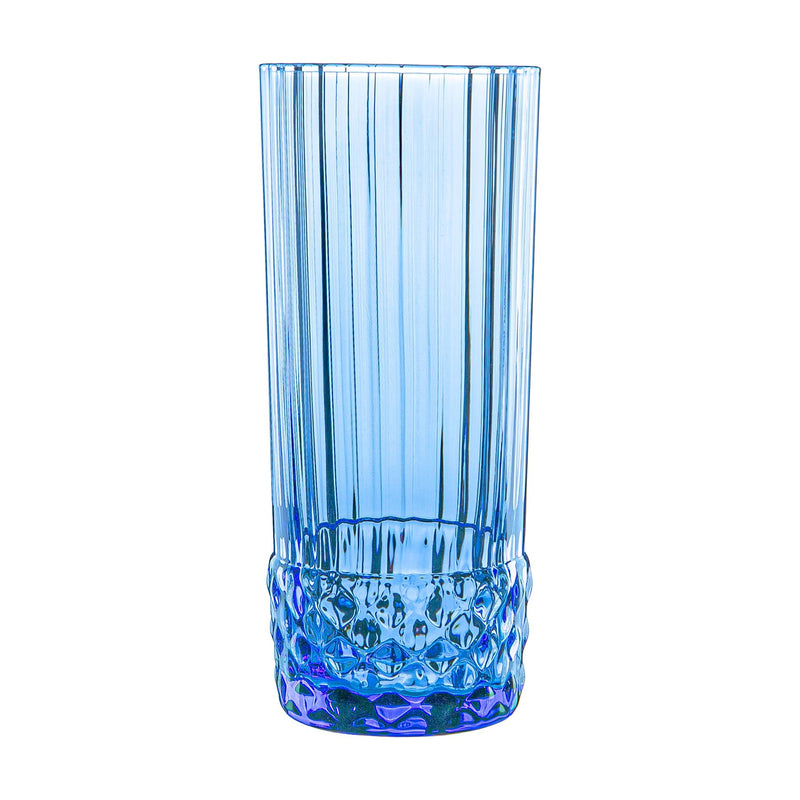 Bormioli Rocco America 20s Highball Glass - 400ml - Sapphire Blue