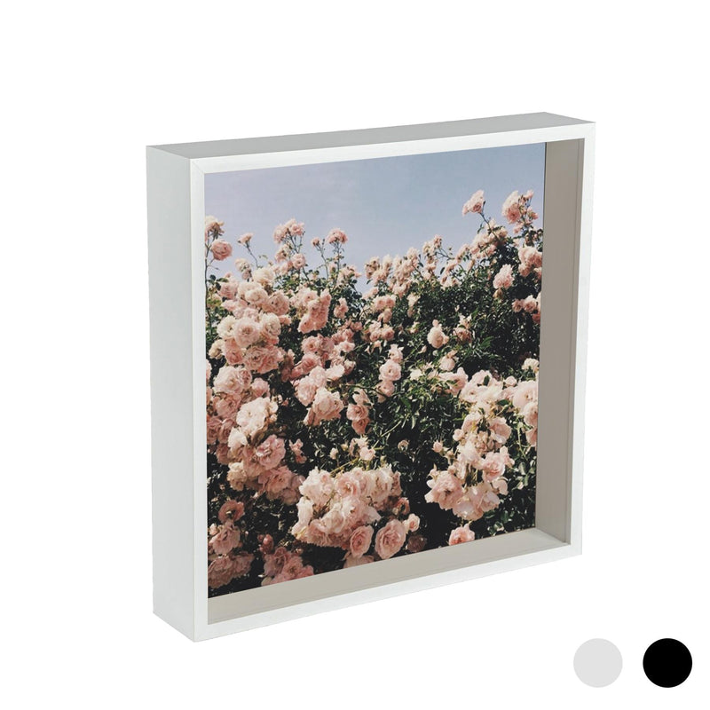 Nicola Spring Deep Box Photo Frame - 12 x 12 - White