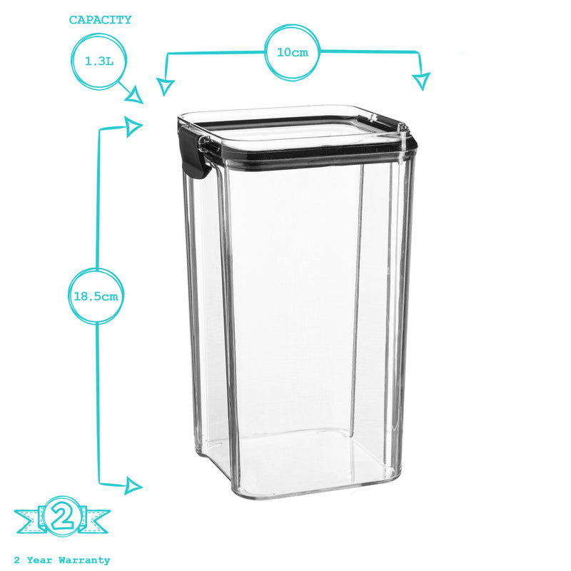 Argon Tableware Plastic Food Storage Container - 1.3 Litre