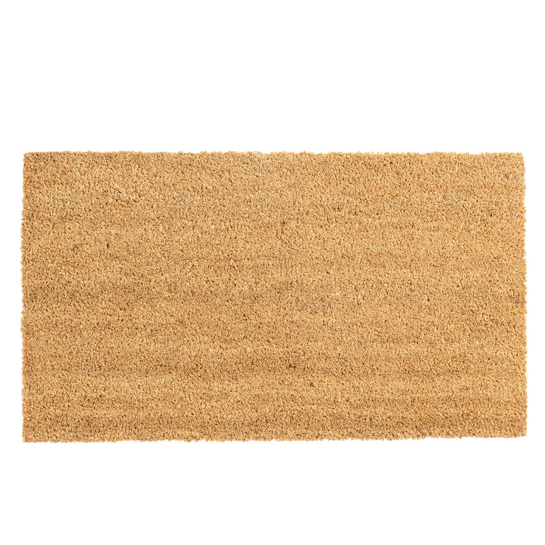 Nicola Spring Non-Slip Coir Door Mat - 70 x 40cm - Plain