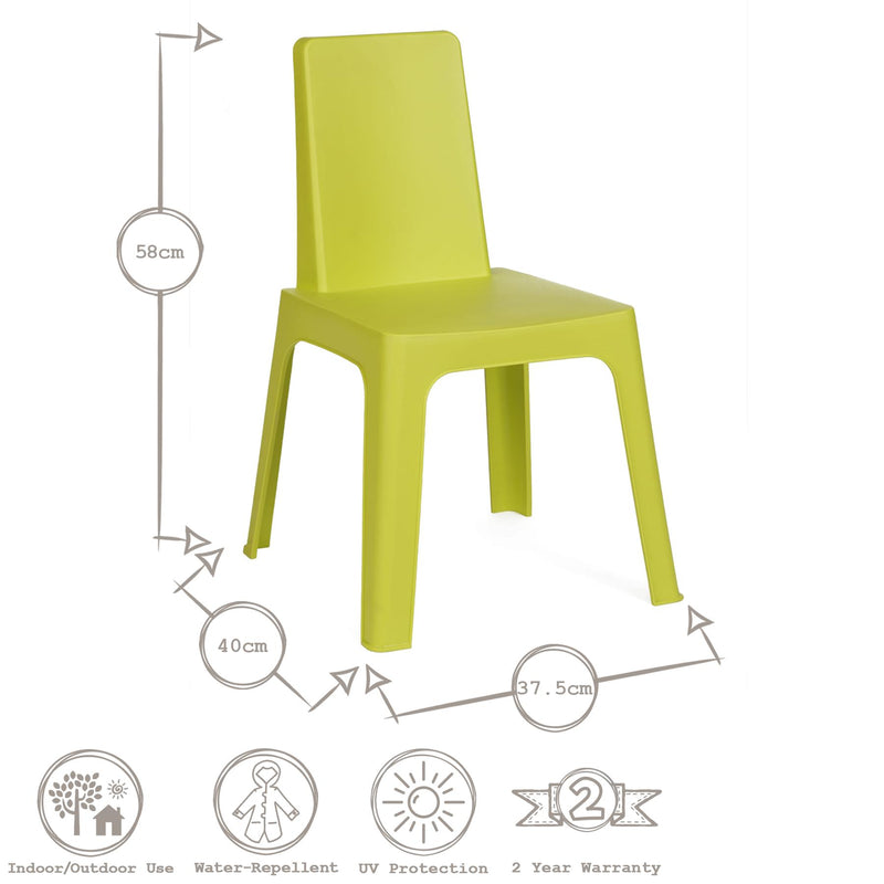 Julieta Children's Plastic Garden Play Chair - By Resol