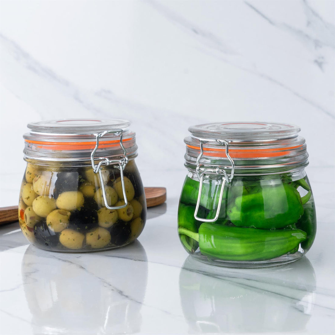 Argon Tableware Glass Storage Jar - 500ml