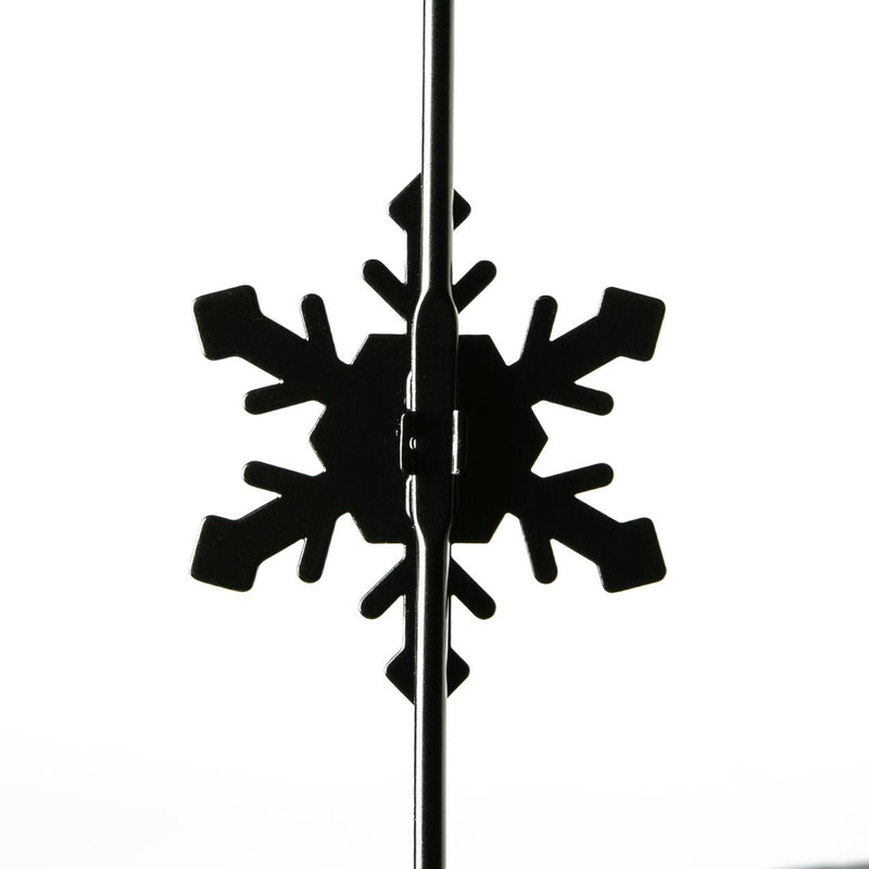 Snowflake Christmas Wreath Door Hanger - By Harbour Housewares