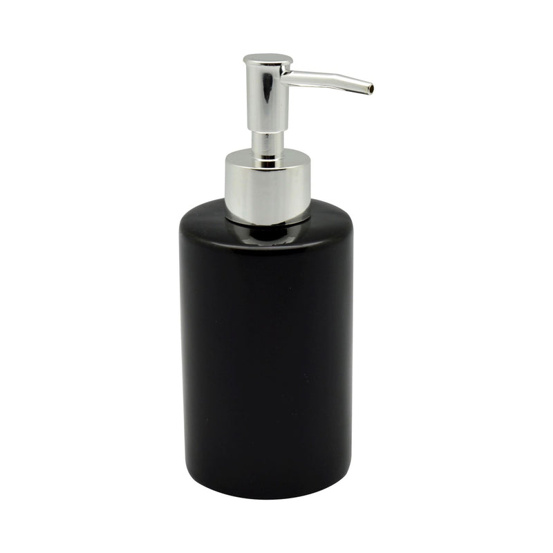 Harbour Housewares Ceramic Soap Dispenser - Black