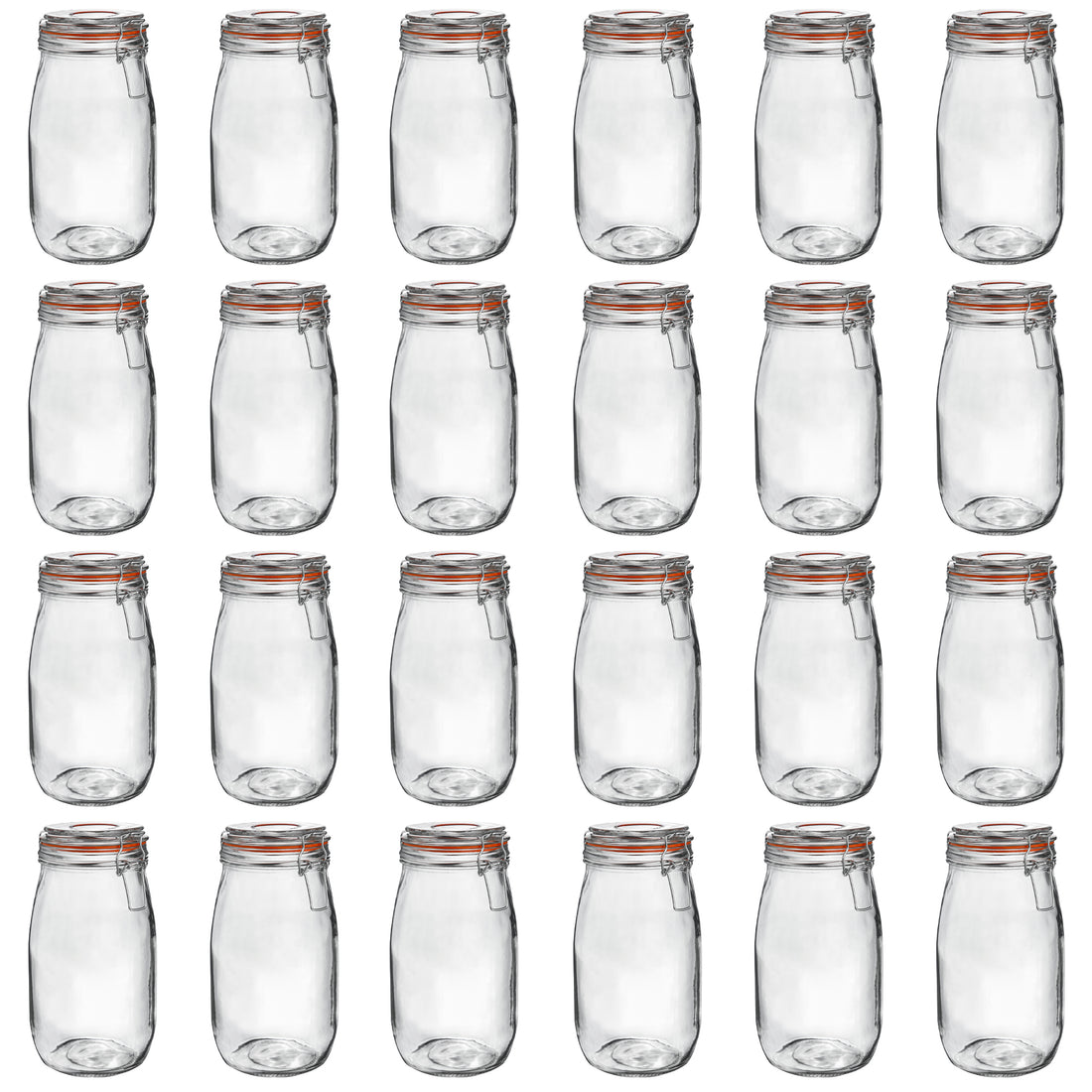Argon Tableware Glass Storage Jar - 1500ml - Pallet of 420