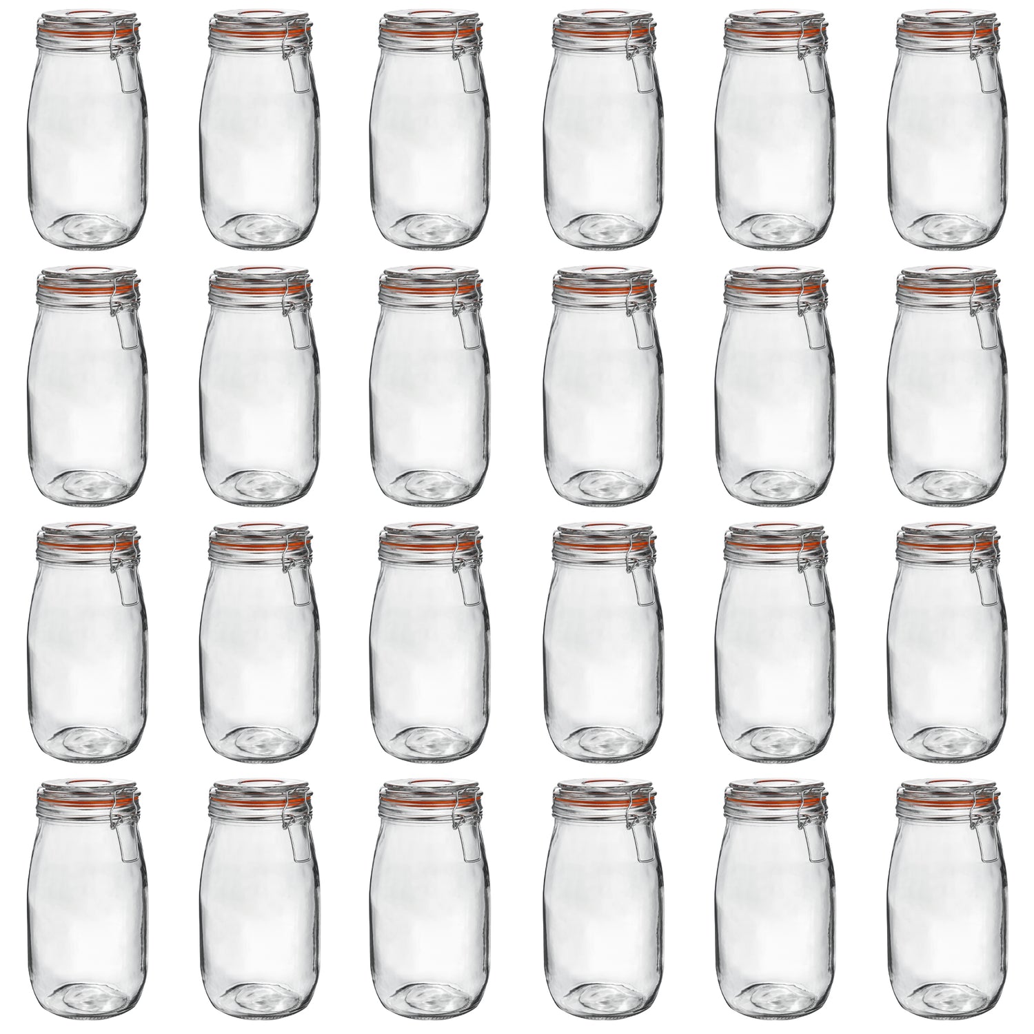 Argon Tableware Glass Storage Jar - 1500ml - Pallet of 420