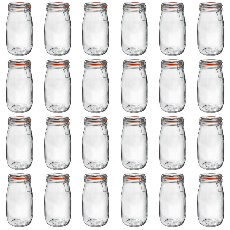 Argon Tableware Glass Storage Jar - 1500ml - Pallet of 420