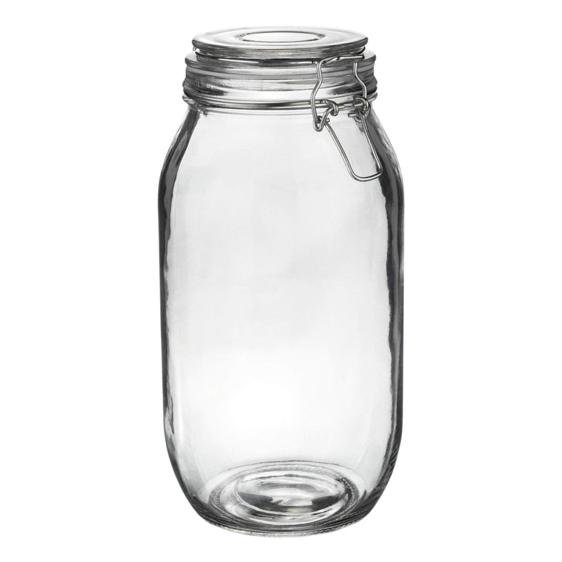Argon Tableware Glass Storage Jar - 2 Litre - Clear Seal