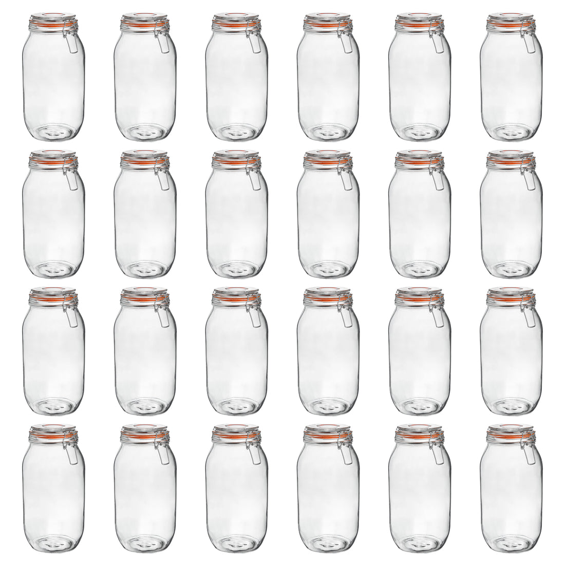 2L Glass Storage Jar - Pallet of 360 - By Argon Tableware