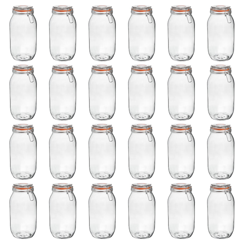 2L Glass Storage Jar - Pallet of 360 - By Argon Tableware