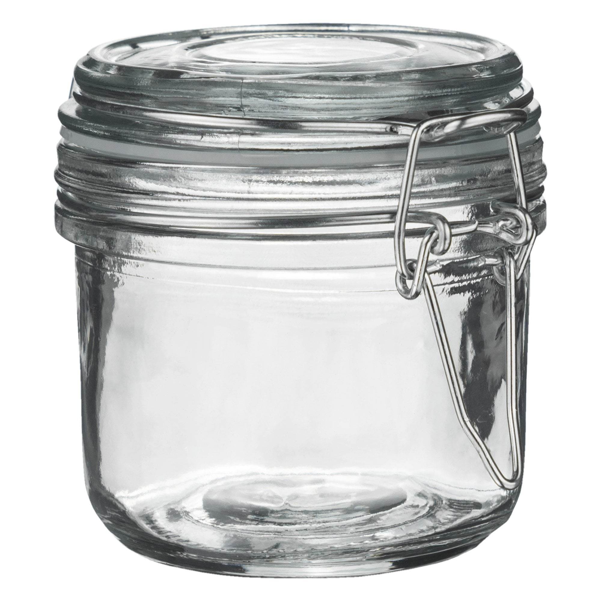 Argon Tableware Glass Storage Jar - 200ml - Clear Seal